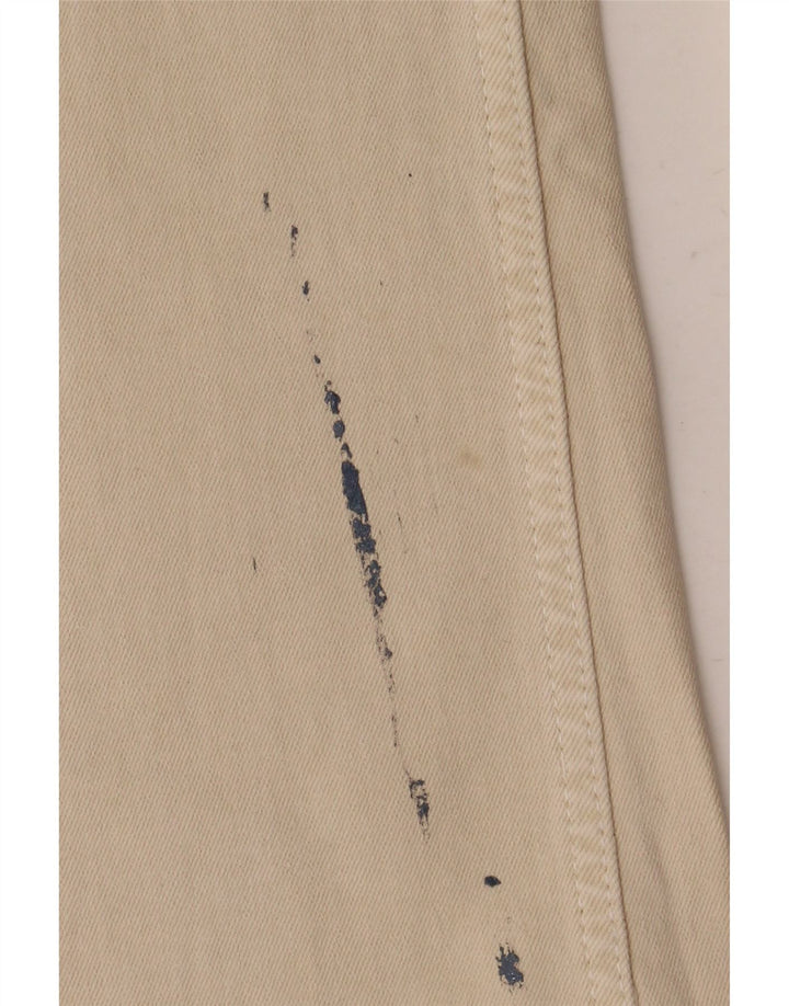 Kurze Jeans für Damen von Zara, EU 40, mittelgroß, W30, L25, gebrochenes Weiß