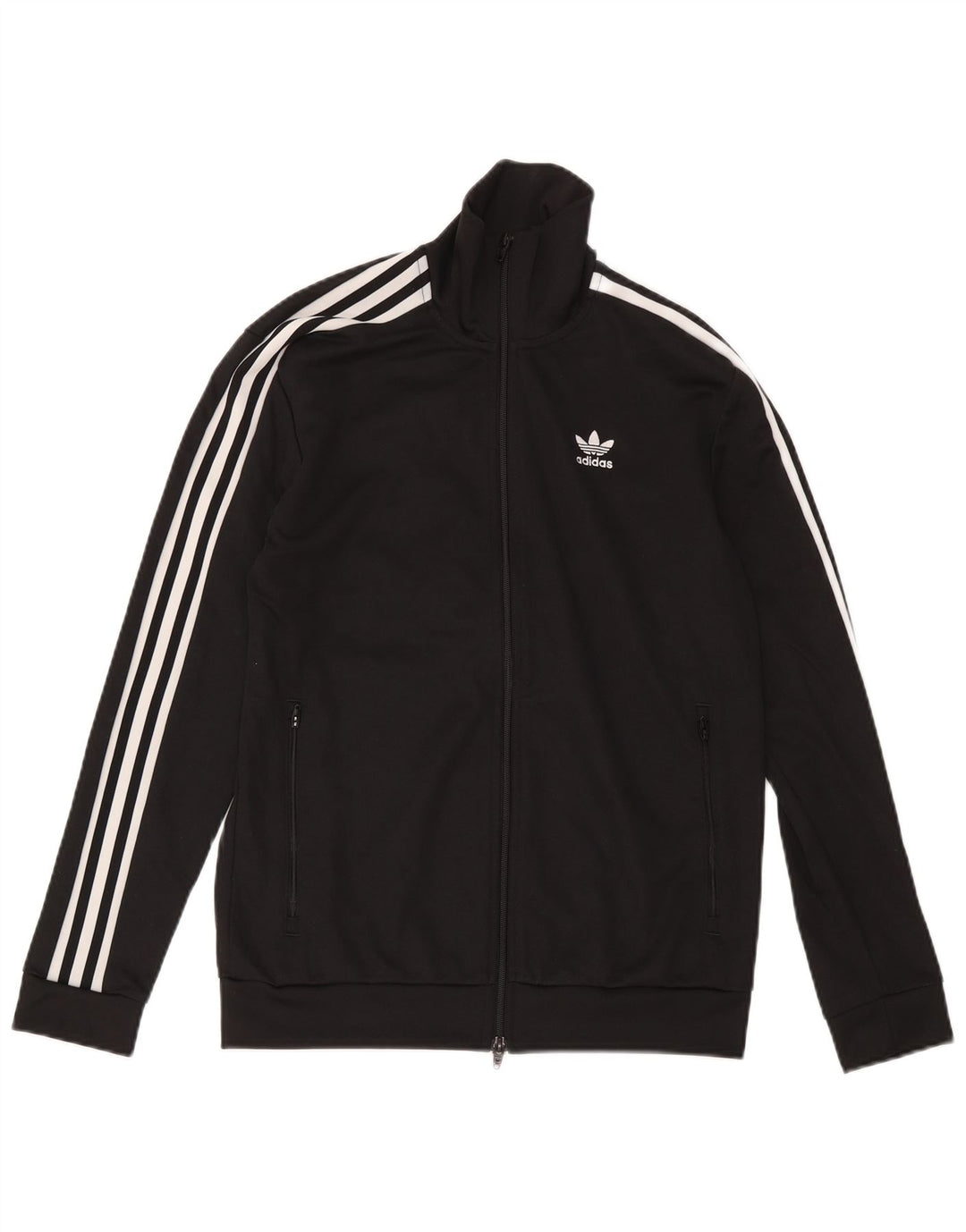 Adidas Herren Trainingsanzug Top Jacke Small Schwarz Polyester