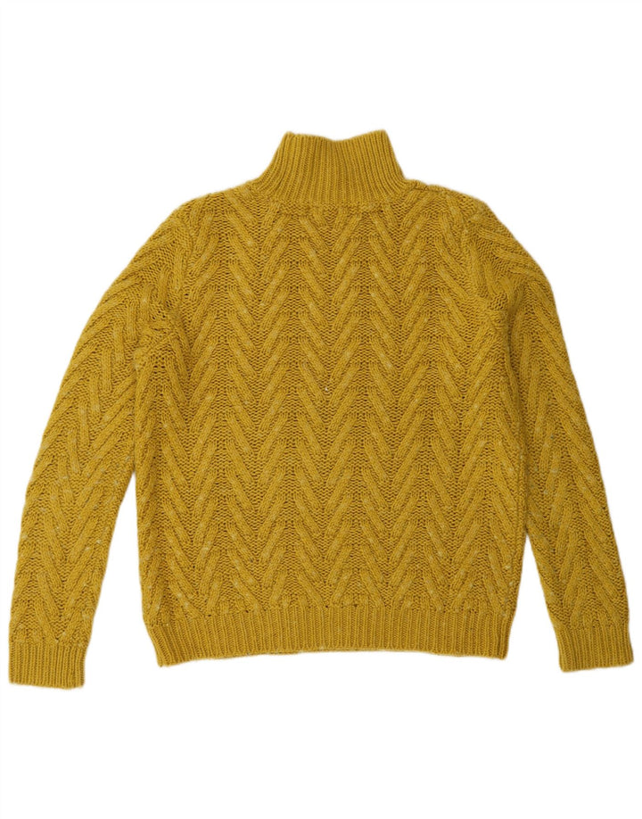 Marks & Spencer Rollkragenpullover für Damen, Gr. 12, Mittelgelb
