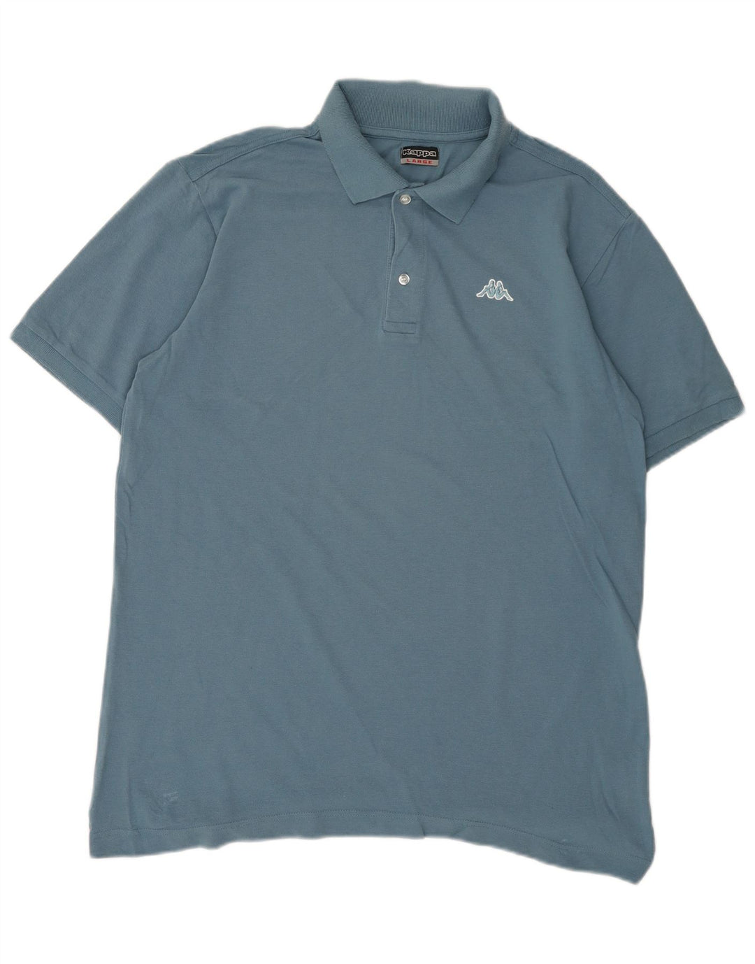 Kappa Herren-Poloshirt, große blaue Baumwolle