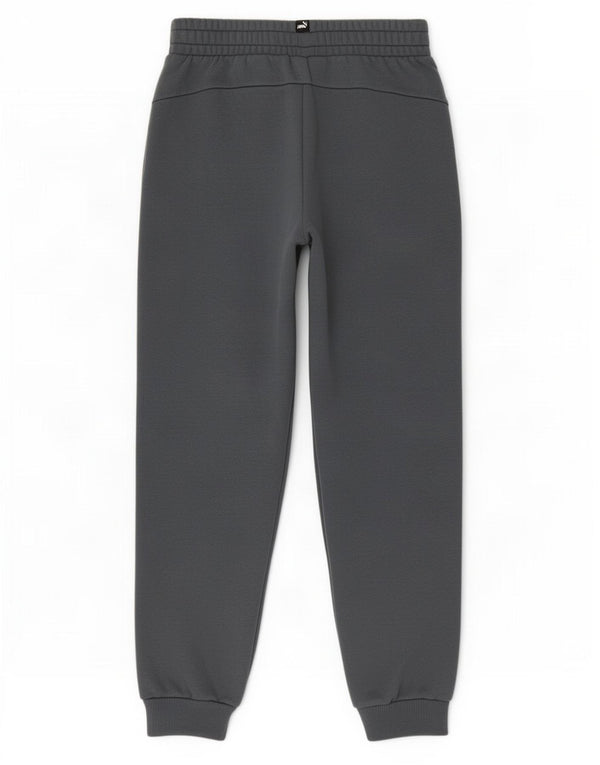 Puma Jungen Grafik-Trainingshose, Jogginghose, 13–14 Jahre, graue Baumwolle