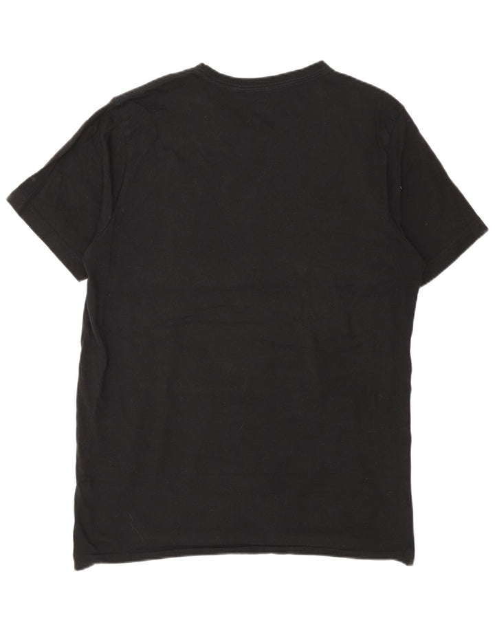 Puma Herren Grafik T-Shirt Top Medium Schwarz