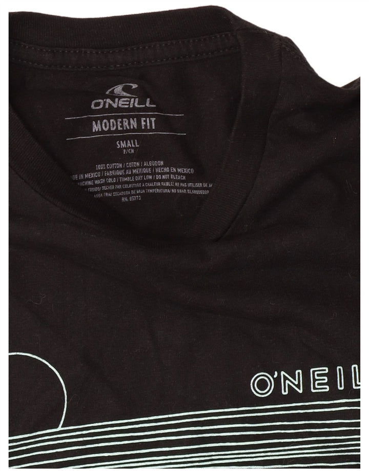 O'Neill Herren Modern Fit Graphic T-Shirt Top Small Schwarz Baumwolle