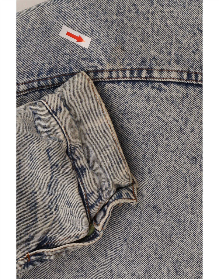 Rifle Herren Sherpa Jeansjacke UK 40 Large Blau
