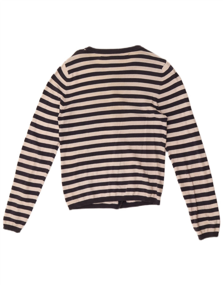 Murphy & Nye Damen-Cardigan-Pullover UK 12 Medium Navy Blue Nautical