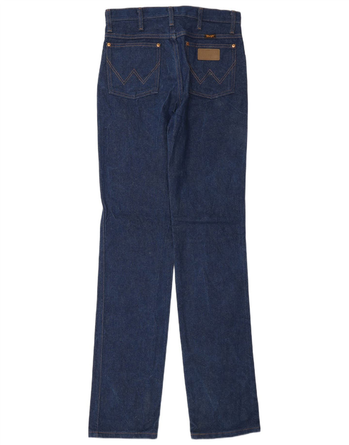 Wrangler Damen Straight Jeans W30 L36 Blaue Baumwolle