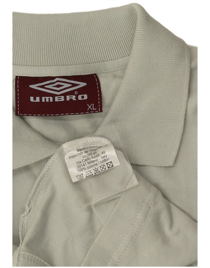 Umbro Herren Poloshirt XL Grüne Baumwolle