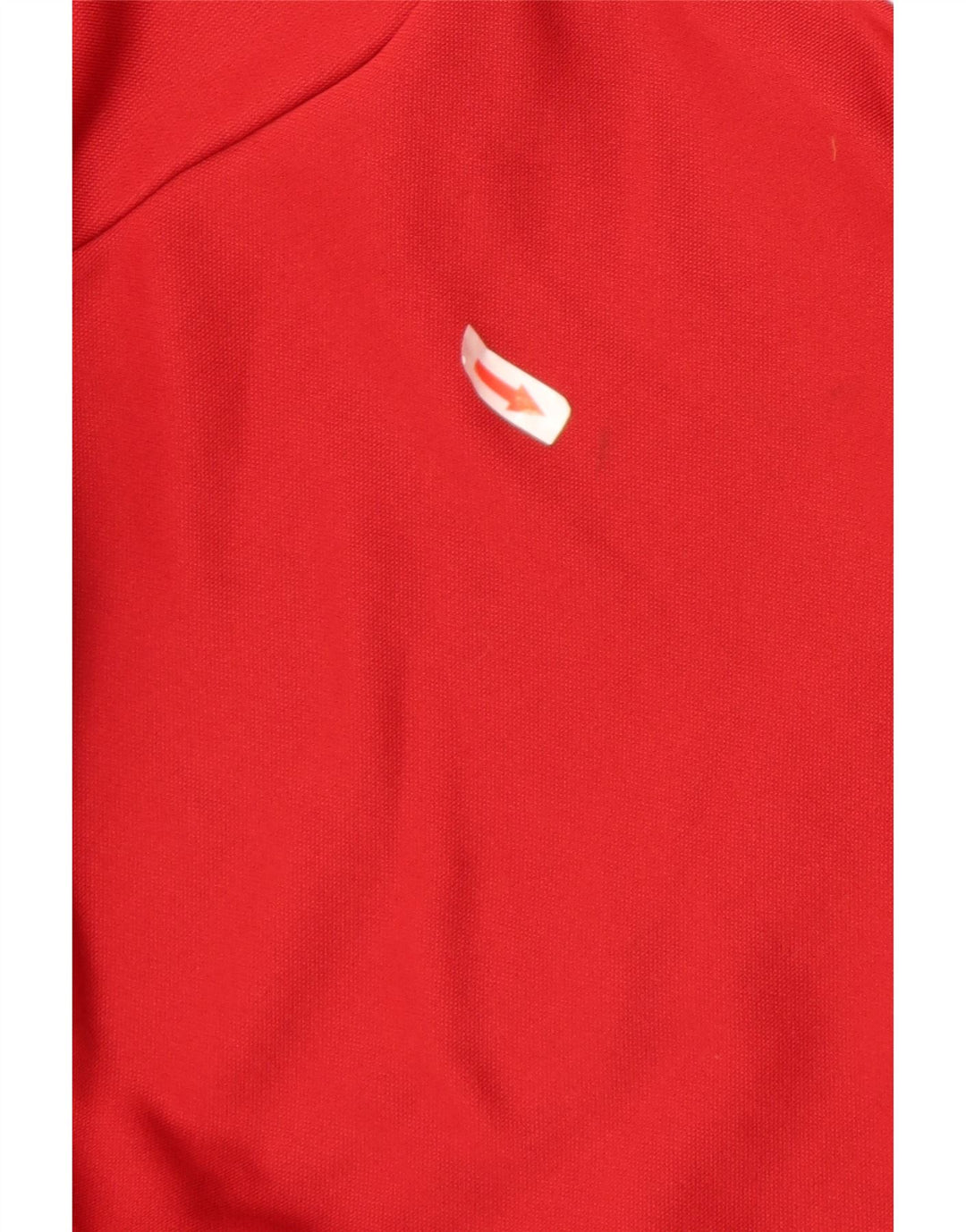 Adidas Damen Trainingsanzug Top Jacke UK 12/14 Mittelrotes Polyester