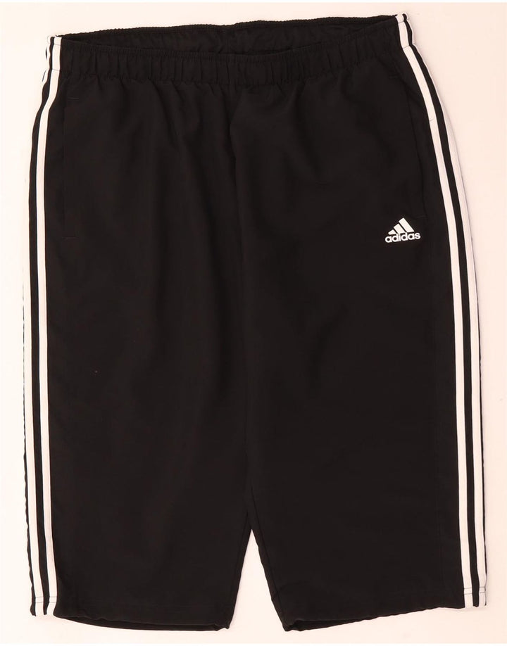 Adidas Herren Bermuda Sport Shorts 2XL Schwarz Polyester