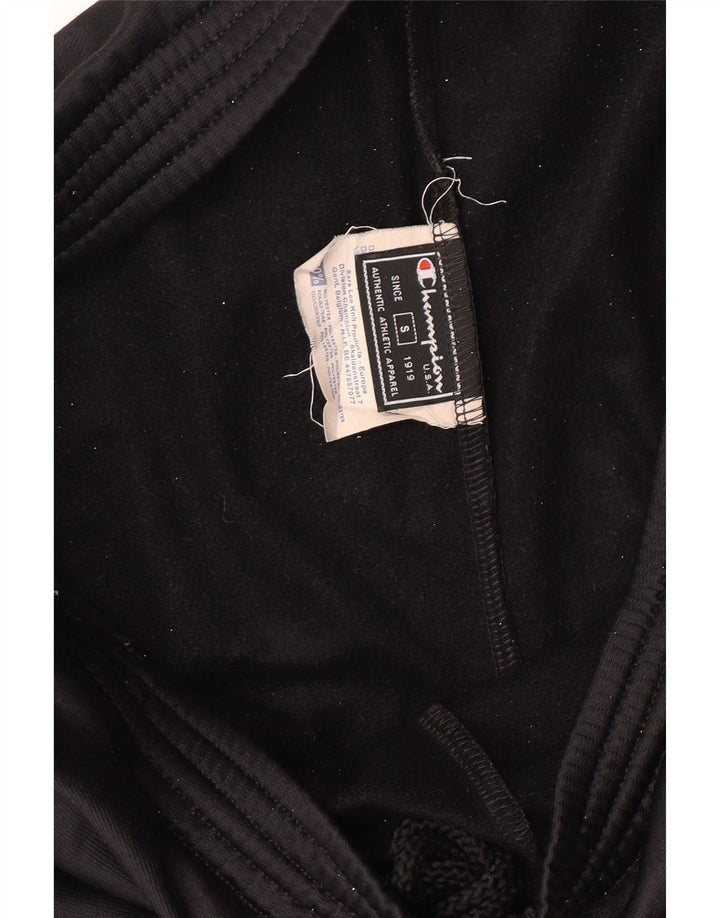 CHAMPION Herren-Trainingshose mit Grafik, Größe S, Schwarz, Polyester