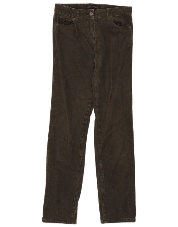 Marks & Spencer Damen Tapered Cordhose UK 8 Small W28 L30 Khaki