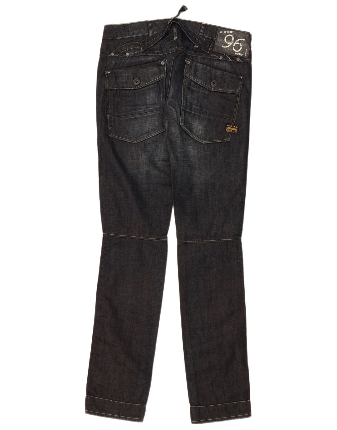 G-Star Damen Slim Jeans W28 L32 Marineblaue Baumwolle