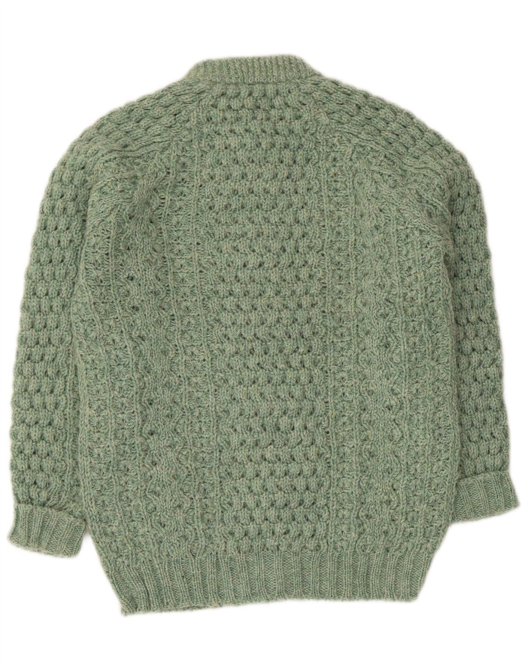 Vintage Damen Cardigan Pullover UK 14 Mittelgrün