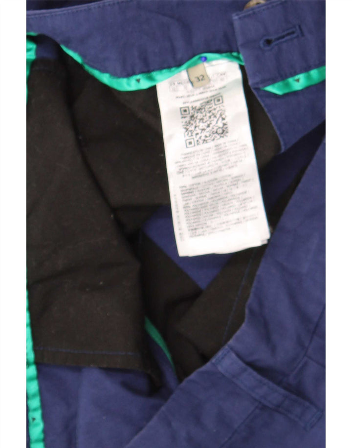 Guess Herren Chinoshorts W32 mittelblaue Baumwolle