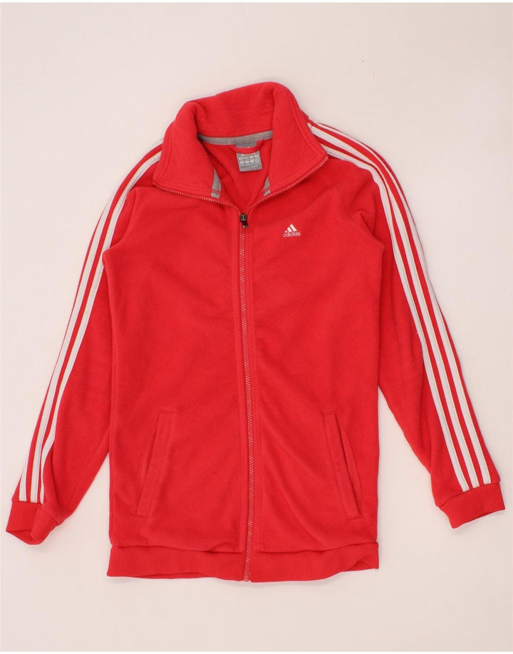 ADIDAS Womens Fleece Jacket UK 8/10 Small Pink Polyester Vintage Adidas and Second-Hand Adidas from Messina Hembry 