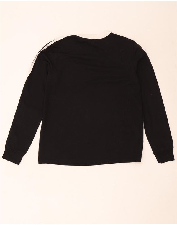 Adidas Damen Top Langarm UK 16 Large Schwarz
