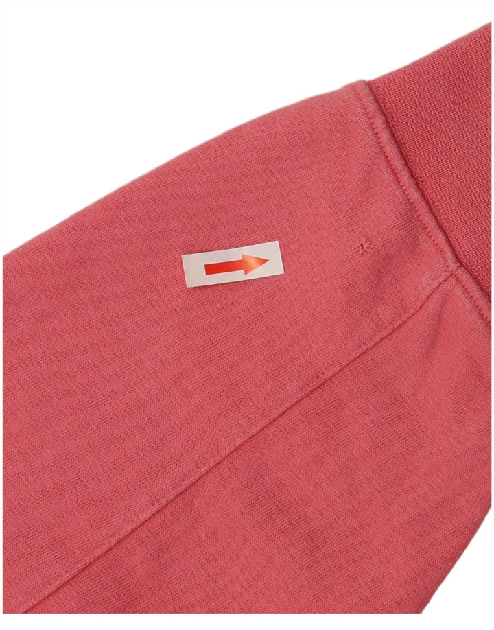 ADIDAS übergroßer Damen-Sweatshirt-Pullover, Gr. 10, klein, rosa, Baumwolle