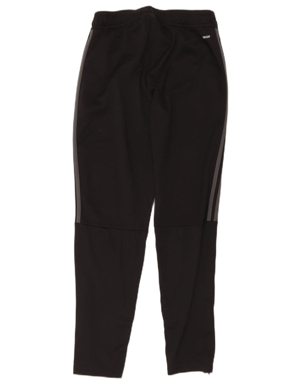 Adidas Damen Aeroready Trainingshose UK 14 Medium Schwarz Polyester