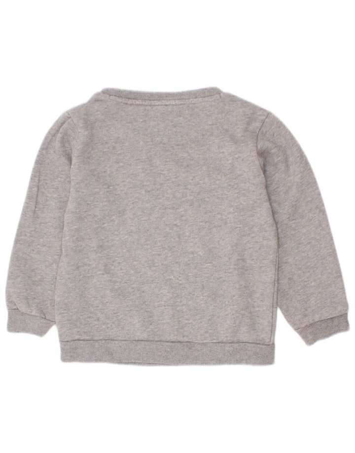 Adidas Jungen Grafik-Sweatshirt-Pullover, 2–3 Jahre, graue Baumwolle