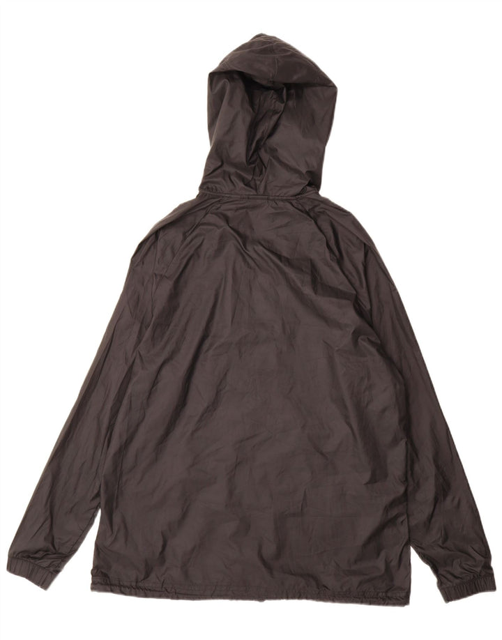 Adidas Damen Regenjacke mit Kapuze UK 18 XL Schwarz Polyester