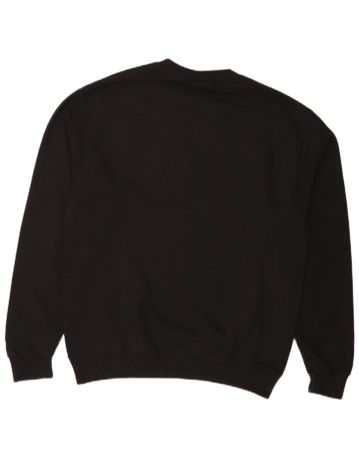 Champion Herren-Sweatshirt-Pullover aus mittelschwarzer Baumwolle