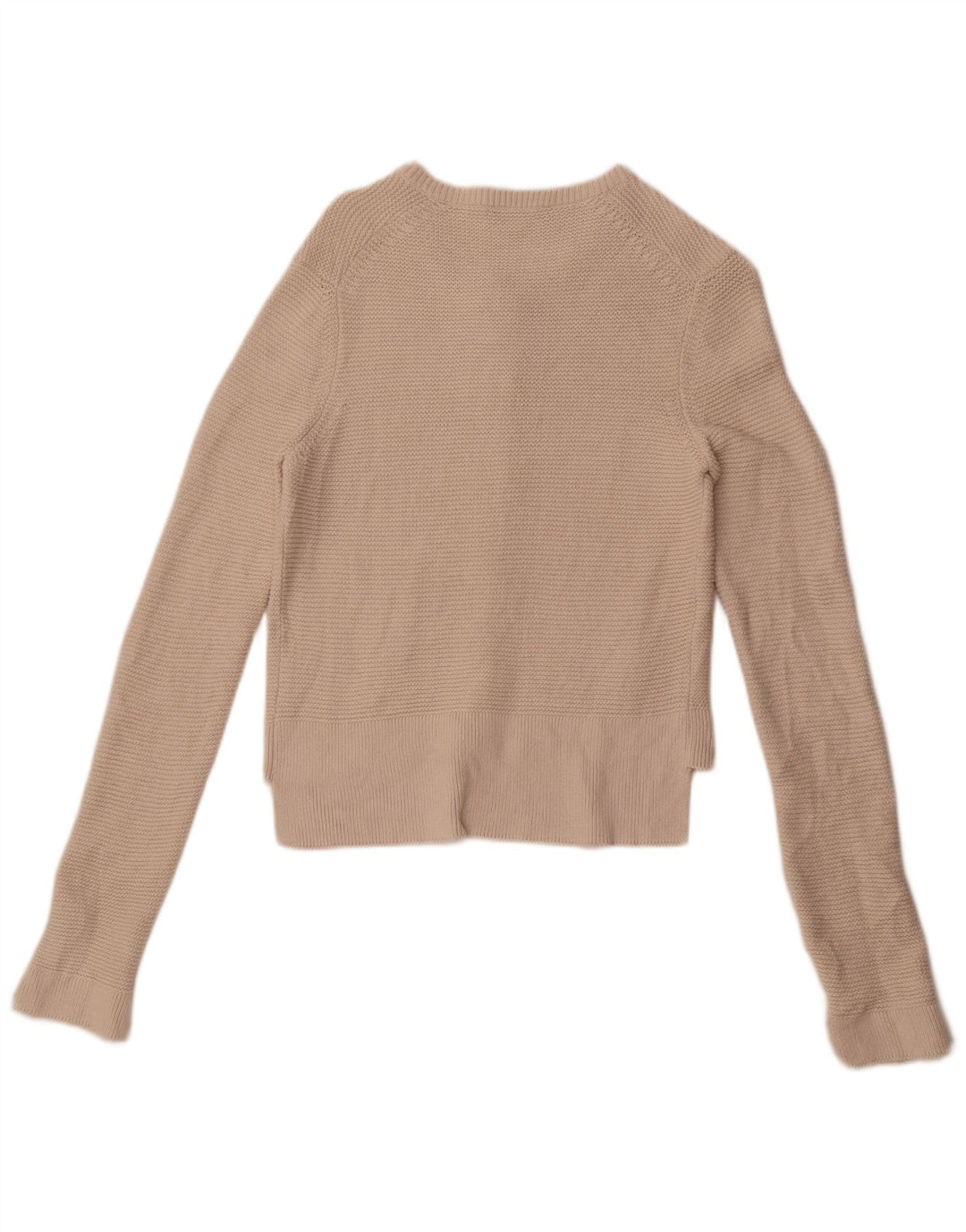 Zara Damen Strickjacke UK 12 Mittelweiß