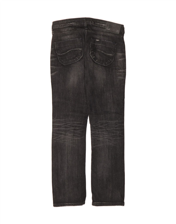 LEE Womens Selah Straight Jeans W27 L31 Black Cotton Vintage Lee and Second-Hand Lee from Messina Hembry 