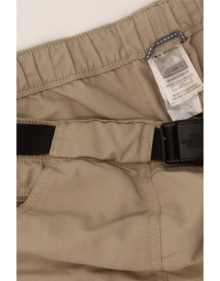 The North Face Herren-Cargo-Shorts, Größe L, W34, beiges Nylon