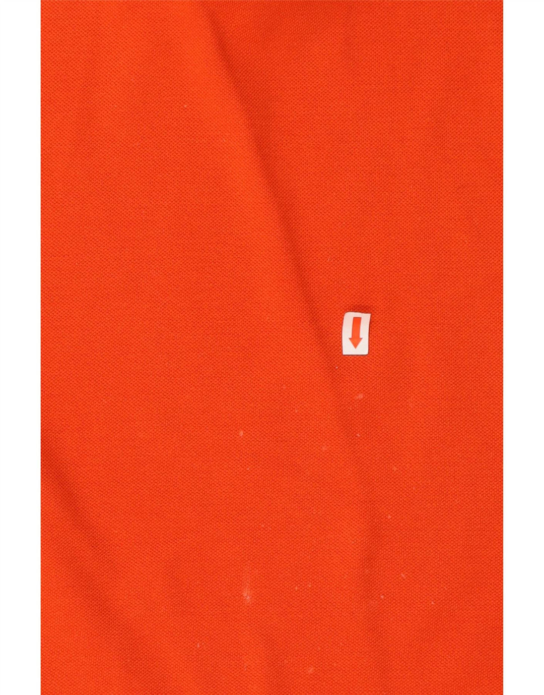 LACOSTE Herren-Poloshirt, Größe 5, große orangefarbene Baumwolle