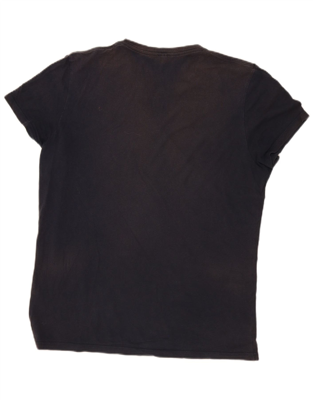 Jack Wills Herren-T-Shirt-Oberteil aus mittelblauer Baumwolle in Marineblau