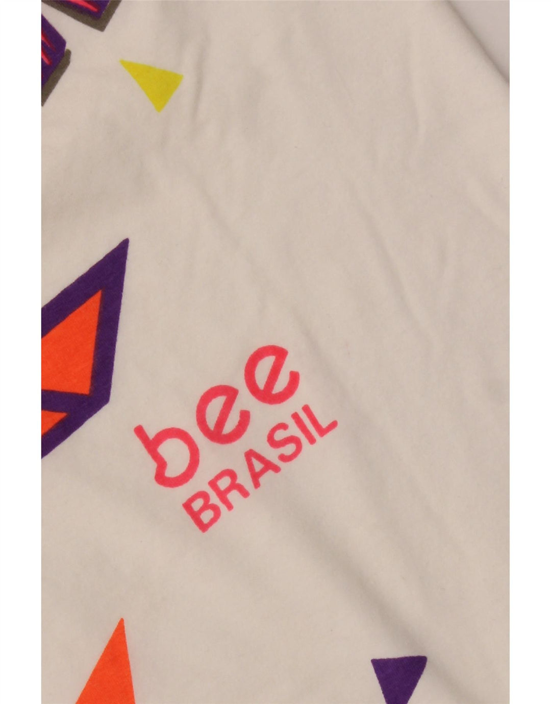 Vintage Herren T-Shirt mit Grafik, Mittelweiß, geblümt