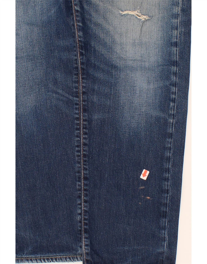 WRANGLER Womens Straight Jeans W36 L32 Blue Cotton Vintage Wrangler and Second-Hand Wrangler from Messina Hembry 