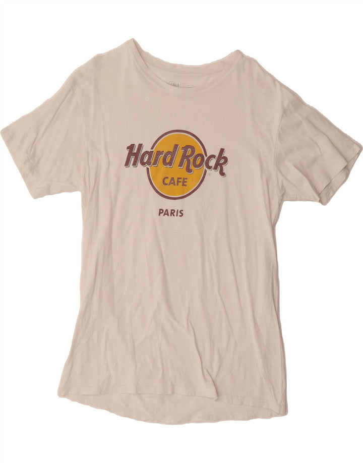 HARD ROCK CAFE Mens Graphic T-Shirt Top Large White Cotton Vintage Hard Rock Cafe and Second-Hand Hard Rock Cafe from Messina Hembry 