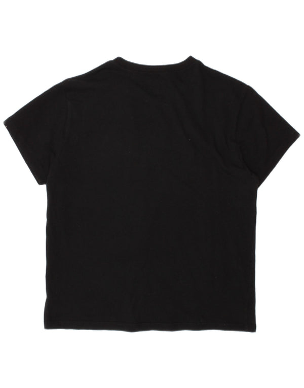 VANS Boys Graphic T-Shirt Top 15-16 Years XL Black Cotton