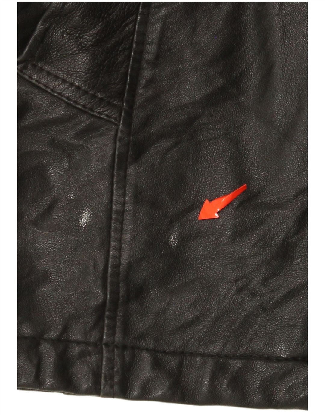 VINTAGE Herren Lederjacke UK 38 Medium Schwarz