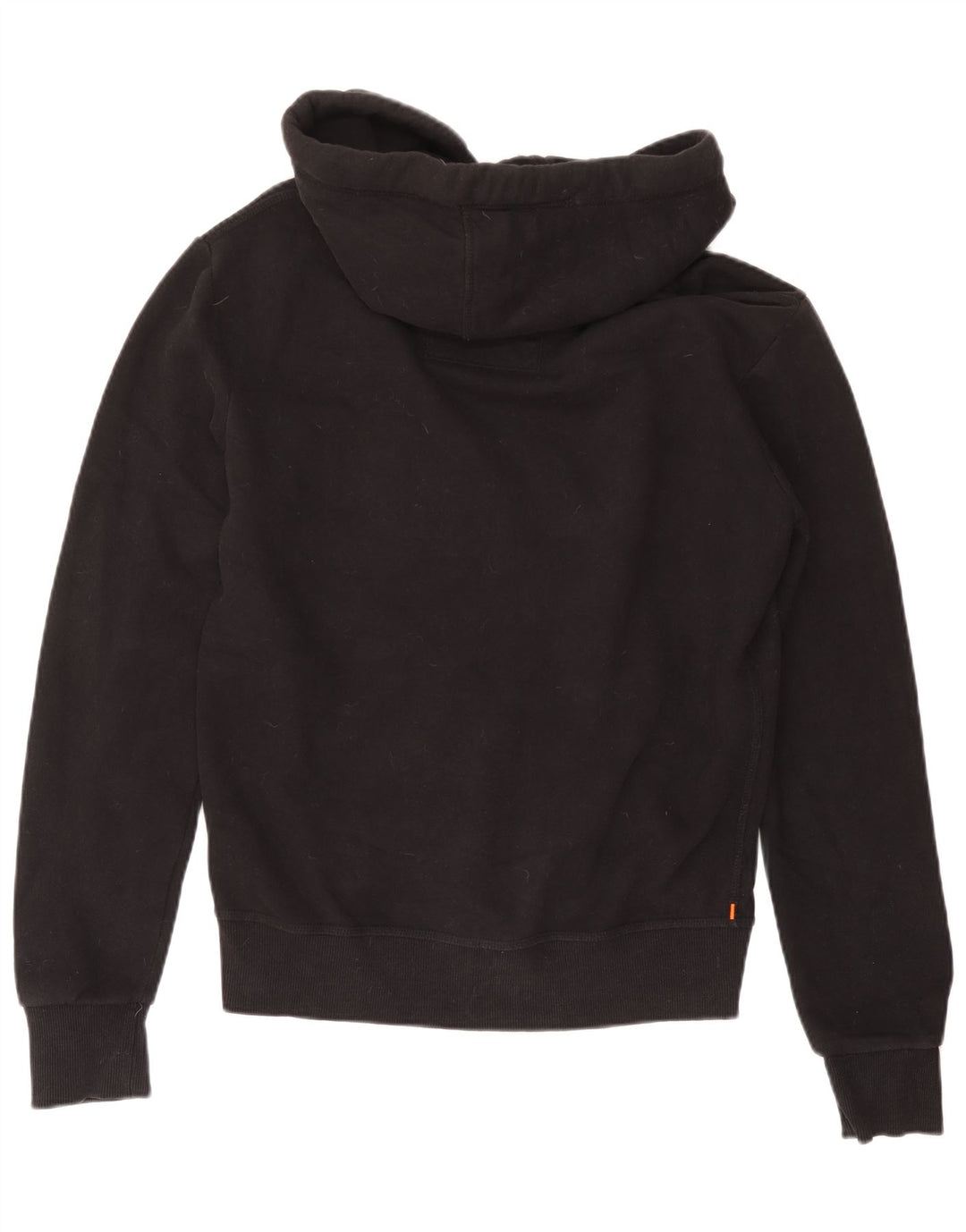 SUPERDRY Herren-Kapuzenpullover mit Reißverschluss, Mittelschwarz, Baumwolle