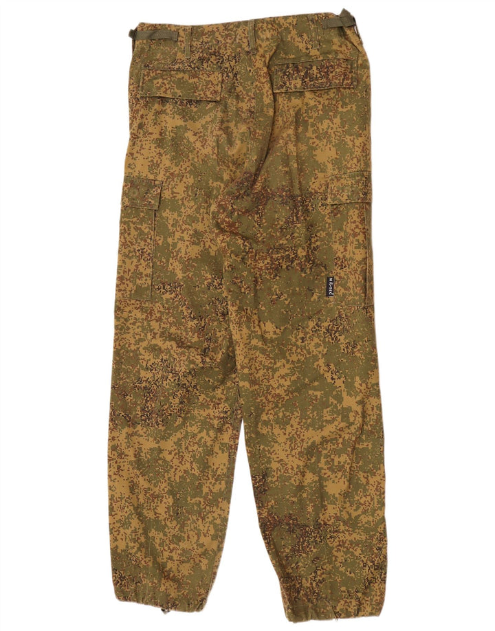 Mil-Tec Herren-Jogger-Cargohose, Größe M, W32, L32, Khaki-Tarnung