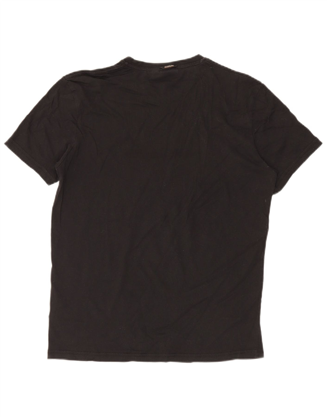 Napapijri Herren-T-Shirt mit Grafik, Mittelschwarz, Baumwolle