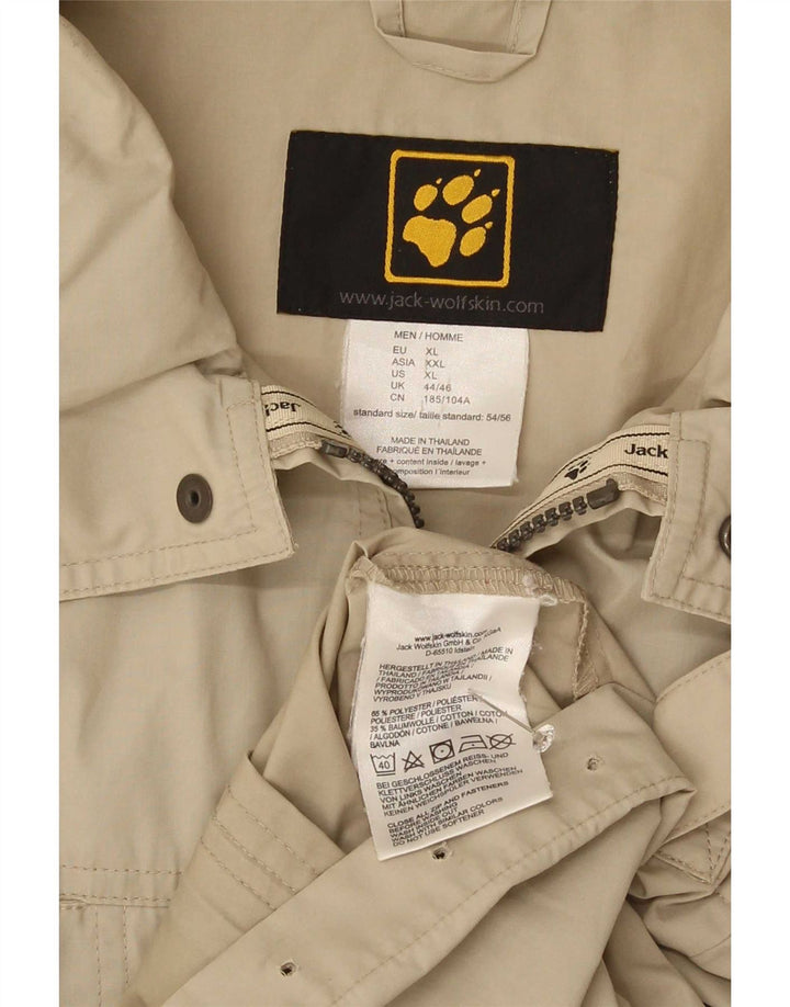 Jack Wolfskin Herren Bomberjacke mit normaler Passform, UK 44/46 XL, Beige, Polyester