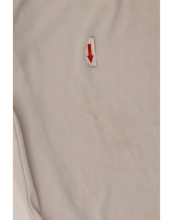 Adidas Herren Climalite T-Shirt Top Large Weiß Polyester