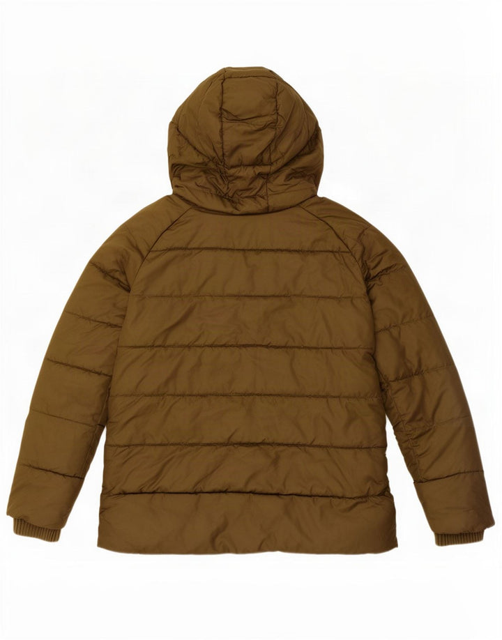 Barbour Damen-Kapuzen-Übergröße, wattierte Jacke, Größe S, Grün, Polyester