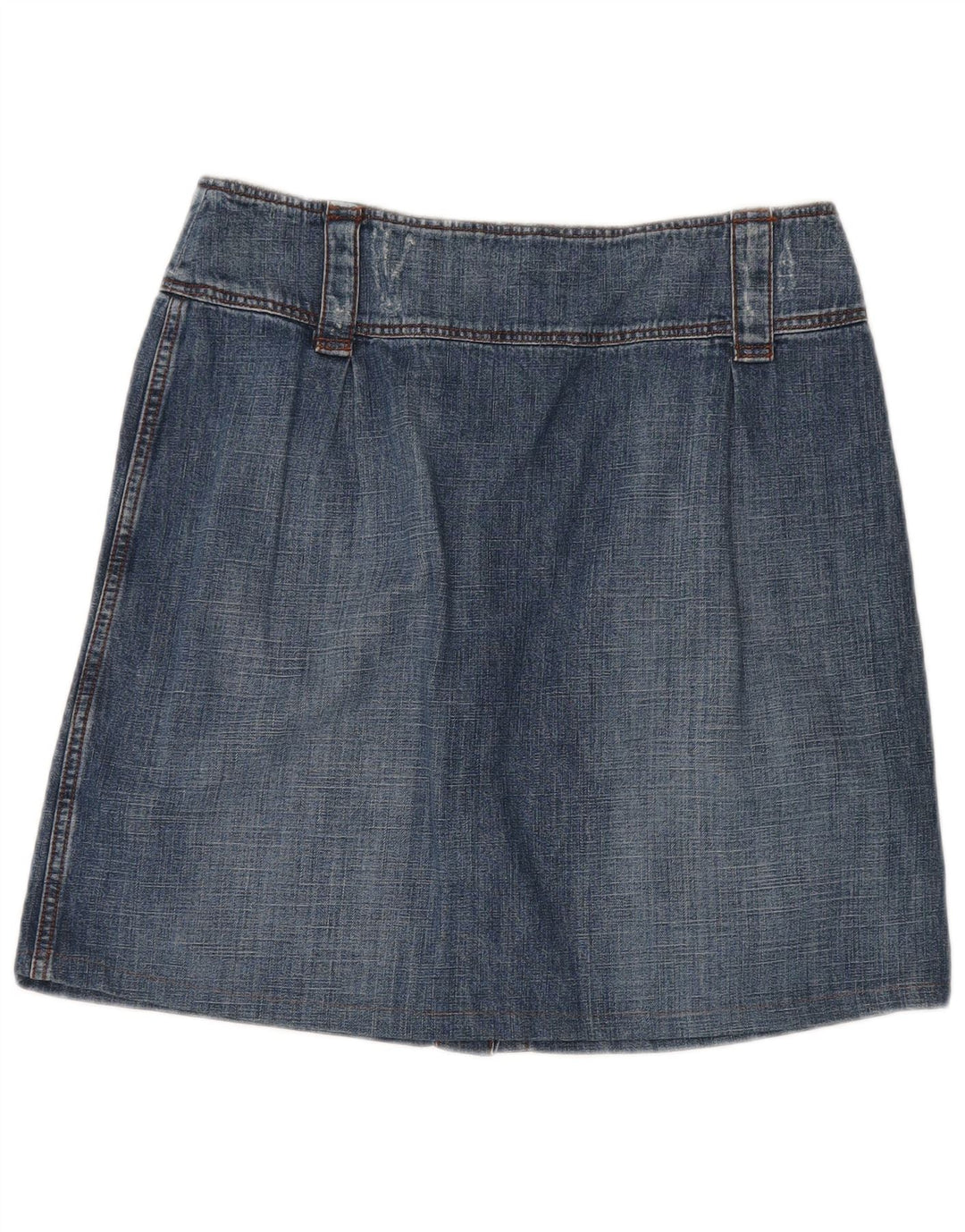Max & Co. Damen Jeansrock UK 14 Large W32 Blaue Baumwolle