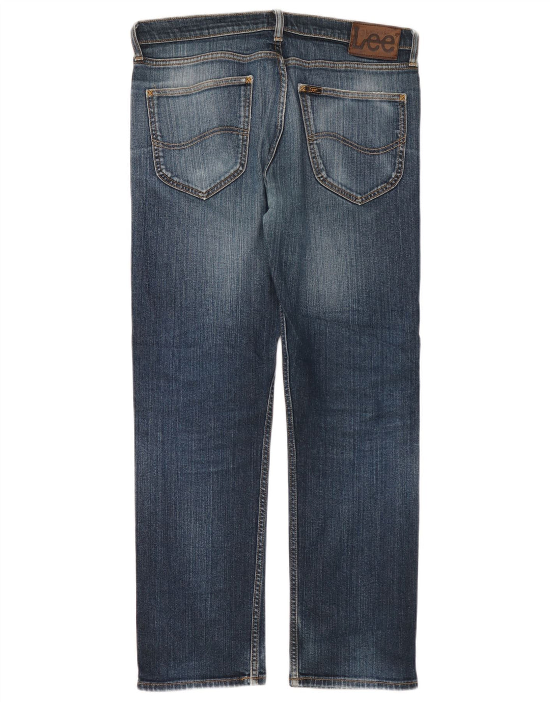 Lee Herren Blake Straight Jeans W33 L32 Blaue Baumwolle