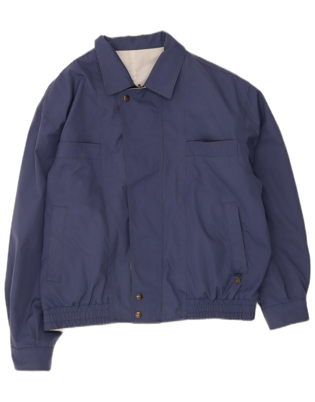 Vintage Herren Bomberjacke UK 38 Medium Marineblau