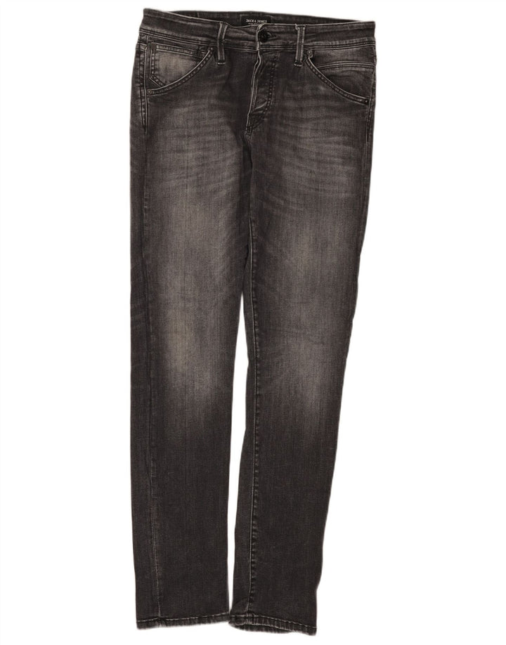 Jack & Jones Herren Slim Jeans W31 L32 Graue Baumwolle