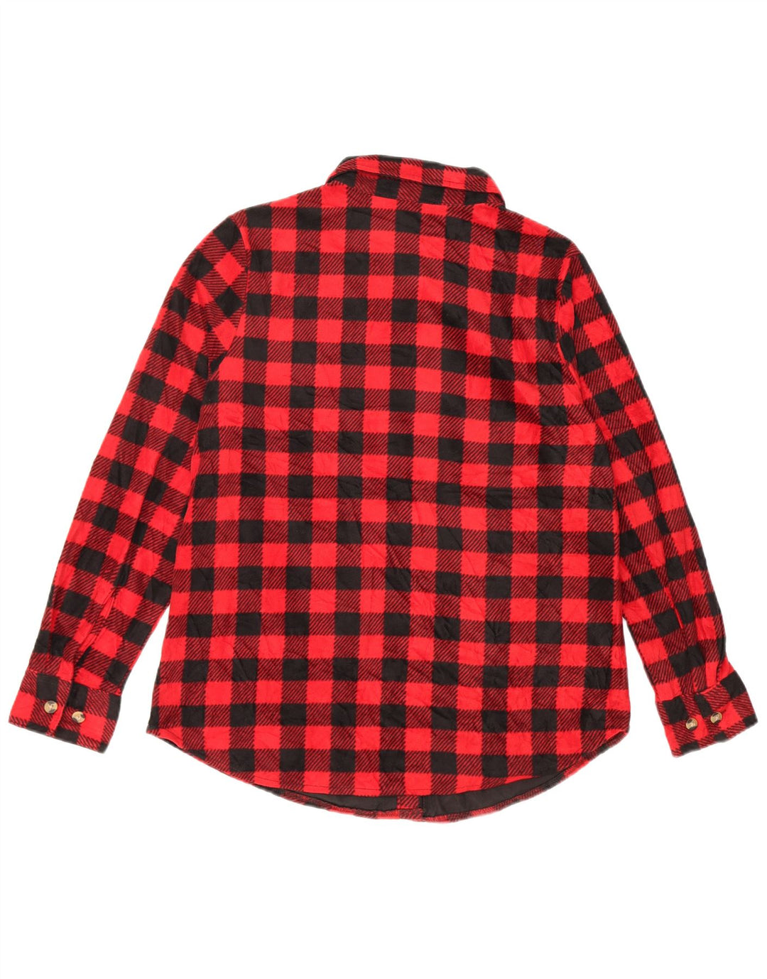 Lee Womens Riders Fleece-Shirt UK 14 Medium Red Gingham