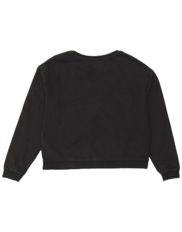 Guess Damen-Sweatshirt mit Grafik, Größe S, Größe S, Schwarz, Baumwolle