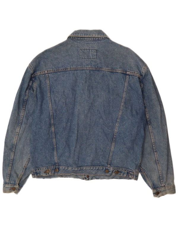 UNIFORM Herren Jeansjacke UK 38 Mittelblau