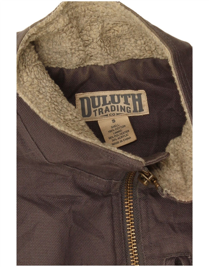 Duluth Trading Herren Utility Gilet UK 36 Small Braun Baumwolle