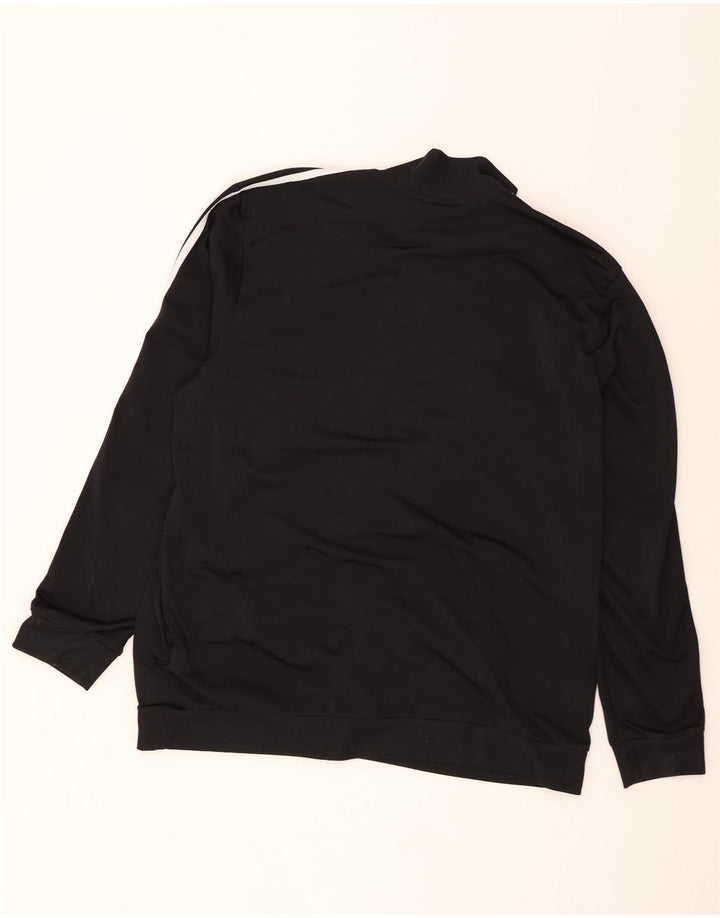 Adidas Herren Trainingsanzug Top Jacke UK 52/54 XL Schwarz Polyester